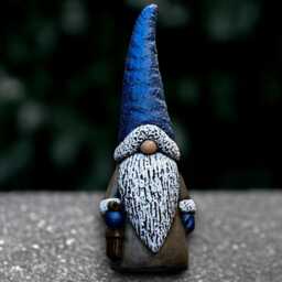 Concrete Nordic Gnome Statue Cement Elf Sculpture Stone Pixie Decoration Handmade Art Garden Ornament Scandinavian Figurine Lover Gift - thumbnail 1