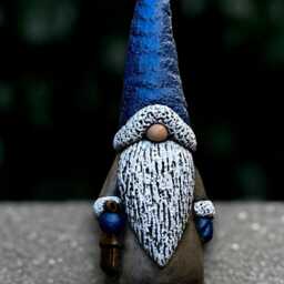 Concrete Nordic Gnome Statue Cement Elf Sculpture Stone Pixie Decoration Handmade Art Garden Ornament Scandinavian Figurine Lover Gift - thumbnail 2