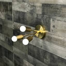 Athena Modern 3 Light Sputnik Mid Century Industrial Vanity Bathroom Sconce - thumbnail 2