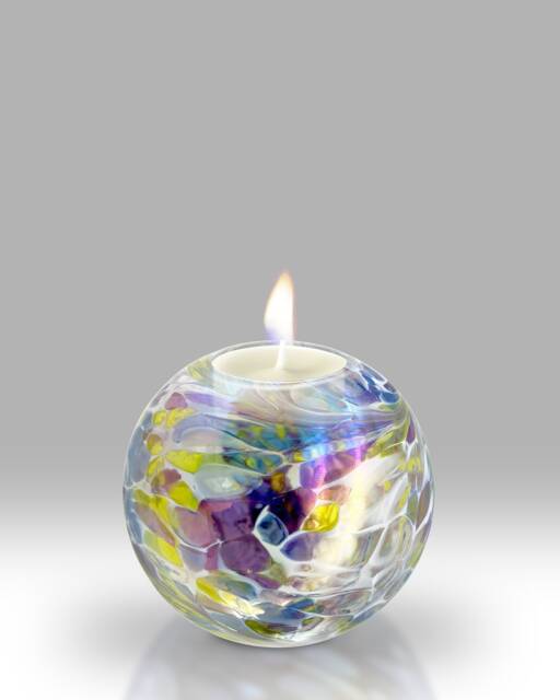 Handmade Mouth Blown Friendship Votive By Nobile Glassware - image 1
