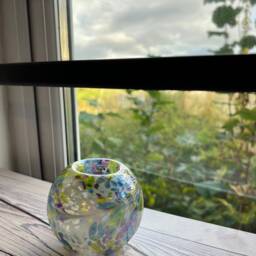 Handmade Mouth Blown Friendship Votive By Nobile Glassware - thumbnail 2