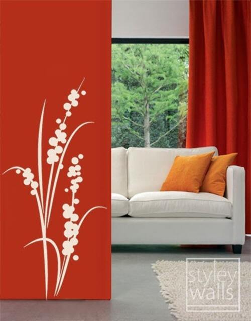 Modern Floral Vinly Wall Decal - image 1