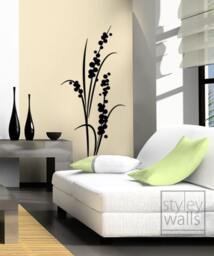 Modern Floral Vinly Wall Decal - thumbnail 3