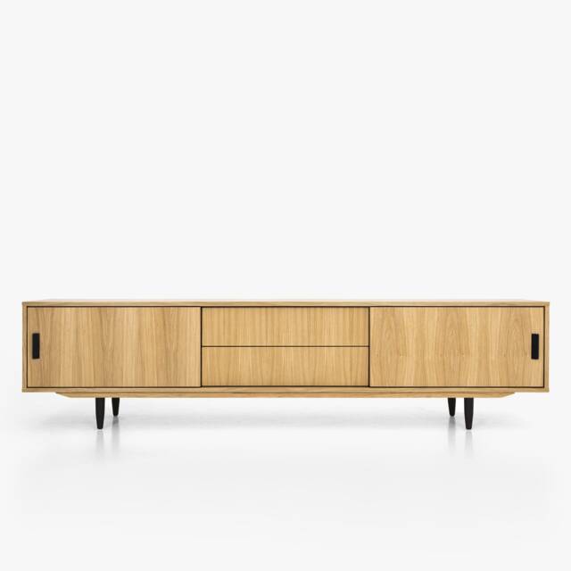 Mid-Century Sideboard, Dresser, Commode, Credenza Made Of Oak Vaneer - Livlo D-S01 - image 1