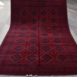 Afghan Bukhara Rug, High Quality Handmade Khal Muhammadi Large Area Tribal Turkmen Living Room Rug - thumbnail 3