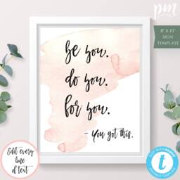 You Got This Office Decor, Home Wall Art Office, Inspirational Quote, Dorm Instant Download, Printable Art, Decor - thumbnail 2