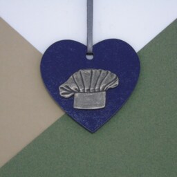 Chef Hat Christmas Tree Decoration - Ornament Cooking Baking Hanging Foodie Gift - thumbnail 3