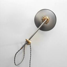 Wall Lamp - Sconce Adjustable Lamp- Bedside Extension Boom -Articulating Industrial Brass Scissor Light Sb2 - thumbnail 2
