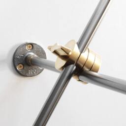 Wall Lamp - Sconce Adjustable Lamp- Bedside Extension Boom -Articulating Industrial Brass Scissor Light Sb2 - thumbnail 4