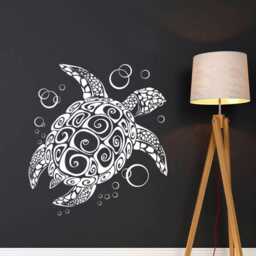 Abstract Turtle Wall Decal Vinyl Sticker Home Decor Animal Art