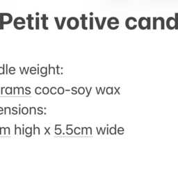 Cherry Blossom Candle -Birthday Gift Gift - Coco Soy Petit Votive Blossom Flower Cotton Wick 90G Luxury Boxed - thumbnail 2