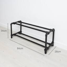 Amy Shoe Rack in Industrial Design - Storage For The Entrance Area - thumbnail 2