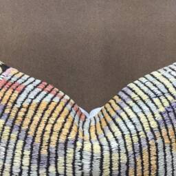 Vintage Turkish Kilim Pillow Cover, Handwoven Accent Cushion - 12x20 - thumbnail 2