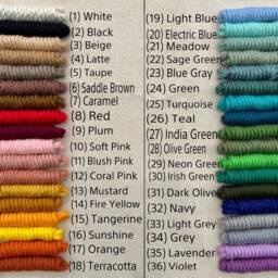 Macrame Stuffed Animal Hammock Boho Kid Room Decor - thumbnail 4