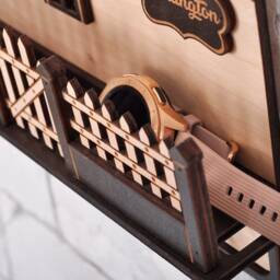 Personalized Wall Key Holder, Entryway Organizer - 9.4 X 7.4'' - thumbnail 3