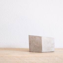 Geometric Concrete Tea Light Holder Modern Home Decor, Handmade - thumbnail 2