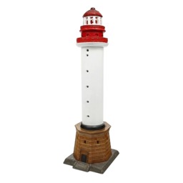 Mikel Lighthouse Original Handmade Ceramic Model Candle Holder, Miniature Lighthouse. Christmas Marine Gift. Handmade in Suvena - thumbnail 2