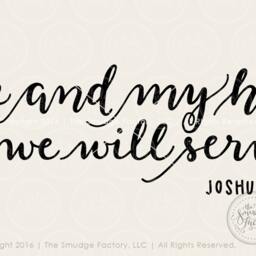 Hand Lettered Bible Verse Print, Christian Wall Art - Digital Download - thumbnail 3