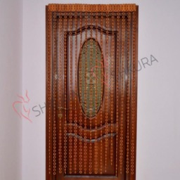 Handmade Beech Wood Bead Door Curtain Living Room Decor - thumbnail 2