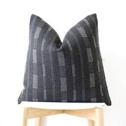 Black Striped Pillow Cover - thumbnail 3
