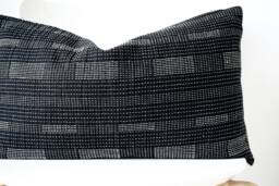 Black Striped Pillow Cover - thumbnail 1