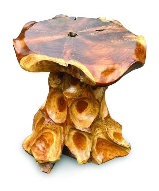 Lombok Mushroom Lamp Table 40 X 45cm - image 1