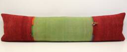 Handmade Kilim Lumbar Pillow Cover, King Size 12x48 - thumbnail 1