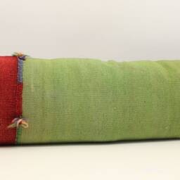 Handmade Kilim Lumbar Pillow Cover, King Size 12x48 - thumbnail 2
