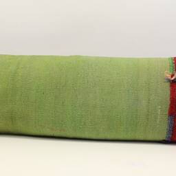 Handmade Kilim Lumbar Pillow Cover, King Size 12x48 - thumbnail 3