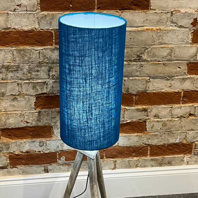 Hessian Extra Tall Handmade Lampshade, Suitable For Table Lamp, Floor Lamp - image 1