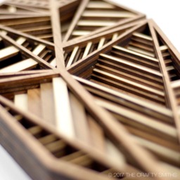 "Layered 3D Wood Art - ""Red-Tailed Hawk" - thumbnail 3