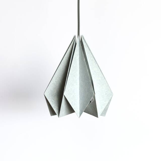 Brownfolds Light Blue Paper Origami Lamp Shade Vanilla Bliss Single Pack - image 1