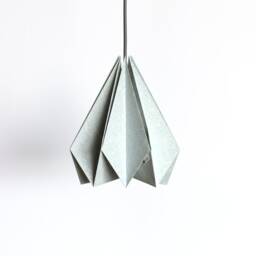 Brownfolds Light Blue Paper Origami Lamp Shade Vanilla Bliss Single Pack - thumbnail 1
