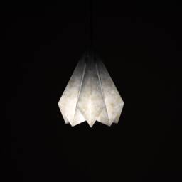 Brownfolds Light Blue Paper Origami Lamp Shade Vanilla Bliss Single Pack - thumbnail 2
