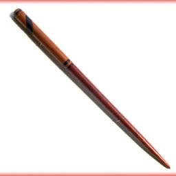 Lavender Wand, Fully Hand-Carved Cherry Wood, No Resin - thumbnail 2