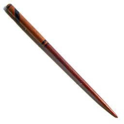 Lavender Wand, Fully Hand-Carved Cherry Wood, No Resin - thumbnail 3