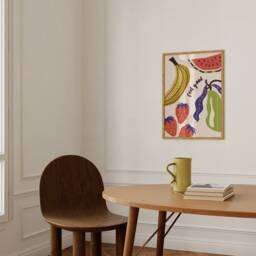Abstract Fruit Print Retro Kitchen Wall Art - thumbnail 2