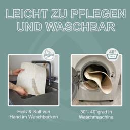 Padded Felt Outdoor Cushion For Playgrounds, Stadiums, Walks - Foldable With Hook Fastening 24 X 38 cm 36 Colours Made in Cologne - thumbnail 4