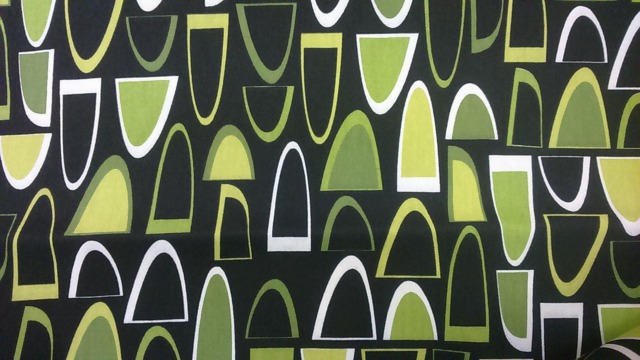 Curtain Panel Black White Green Abstract Figures Modern Decor Cafe Curtain Kitchen Valance Table Runner Napkins Tea Towel Great Gift - image 1