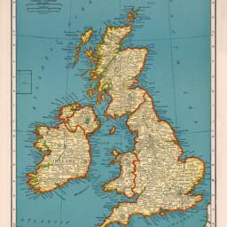 Popular Map Of British Isles - Vintage Poster Wall Art Print Rand Mcnally 1939 Antique Maps Ancient Britain Maps - thumbnail 3