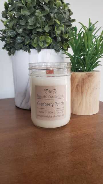 Cranberry Peach Soy Candle 250Ml