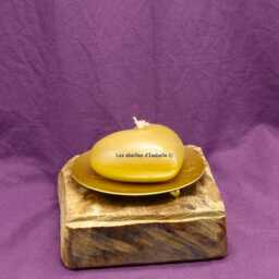 "Natural Beeswax Candle ""Heart" - thumbnail 4