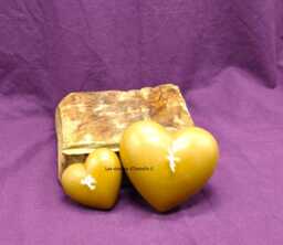 "Natural Beeswax Candle ""Heart" - thumbnail 1