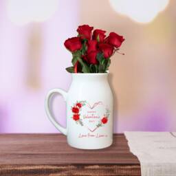 Birthday Gift For Mum, Personalised Flower Vase, Personalized Gifts Mom, Keepsake, Grandparents, Nan - thumbnail 1