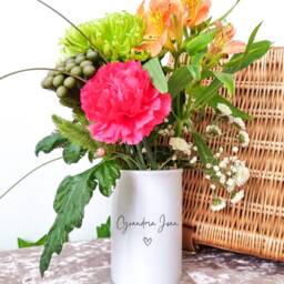 Birthday Gift For Mum, Personalised Flower Vase, Personalized Gifts Mom, Keepsake, Grandparents, Nan - thumbnail 3