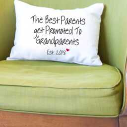 Grandparent Gift, Pregnancy Reveal, Mother's Day, Hard To Buy For, Personalized Pillow, Great Grandparents, Announcement - thumbnail 2