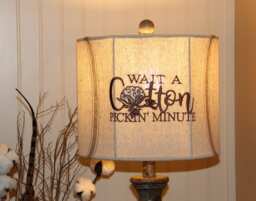 "Lamp Shade. Wait A ""Cotton"