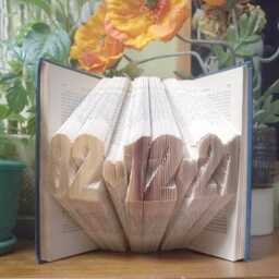 Graduation Date Custom Folded Book Art Gift Celebrate Graduates Customized For Grads Commencement Idea - thumbnail 1
