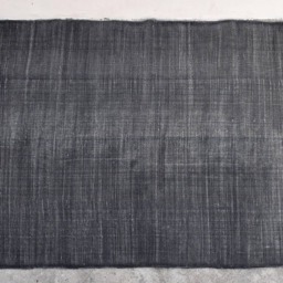 Black Cotton Rug, Carpet , Kilim Modern Geometric Handwoven Zig Zag Area Rug Dhurrie Carpet, Moroccan Rug - thumbnail 2
