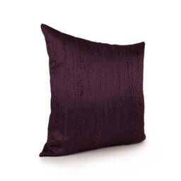 Purple - Plum Pillow, Decorative Throw Pillow Cover, Cushion Accent Satin Blend, Geometric Pattern, Toss Pillow, Pillowcase - thumbnail 2